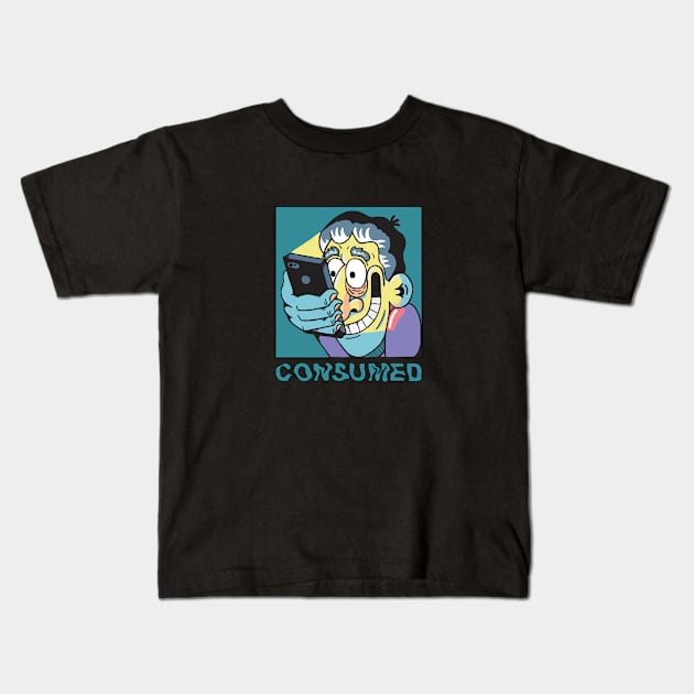 CONSUMED Kids T-Shirt by nickando